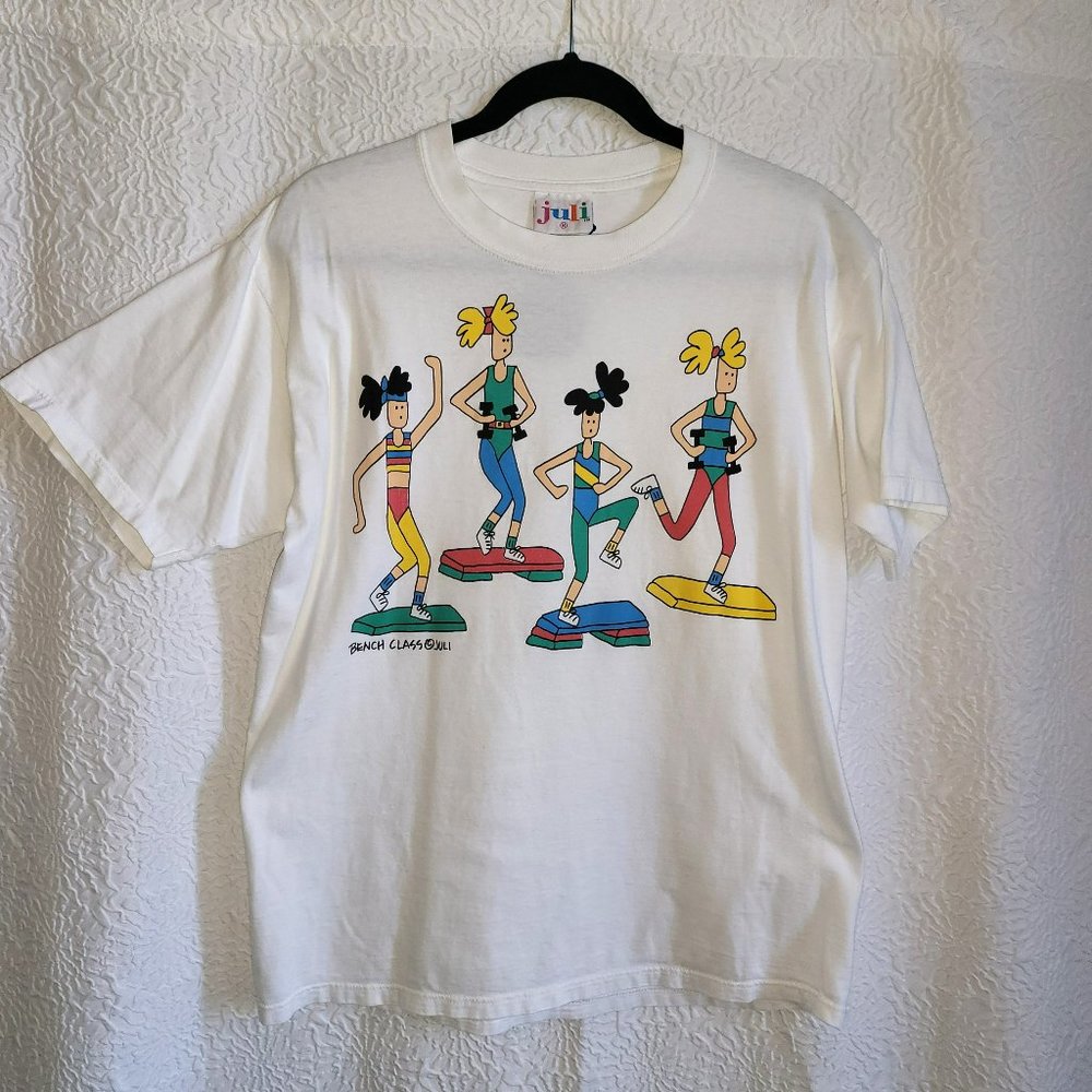 1990s Juli "Bench Class" T-Shirt